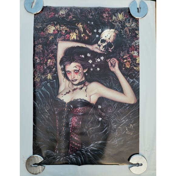 Victoria Frances Skull Girl Poster PP31284 By Pyramid 36"x24" Posters 2008 - Picture 1 of 5